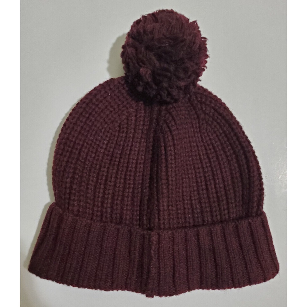 UGG Wool Hat Taille Unique Maroon Color